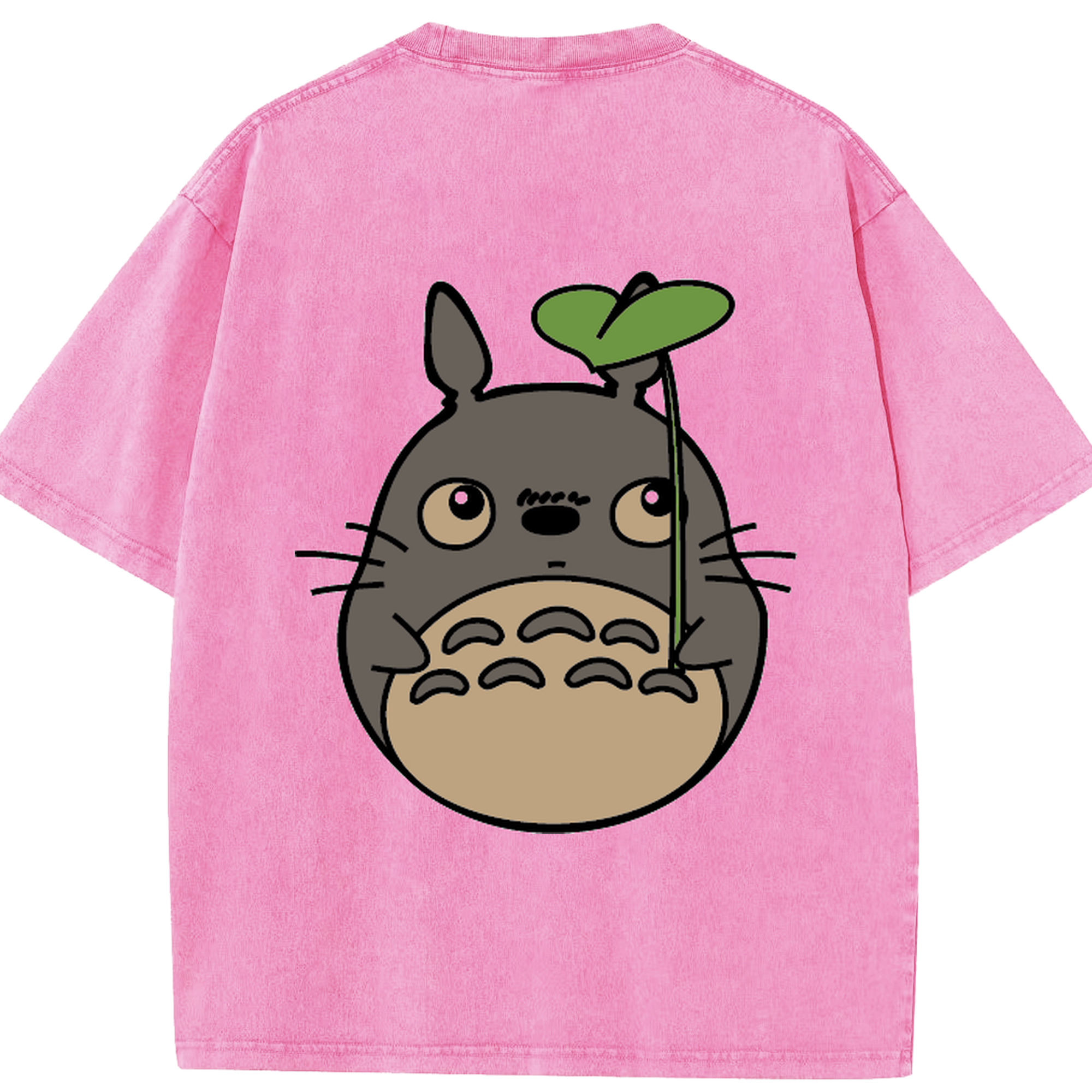 （画像用） となりのトトロ 草壁メイ 草壁サツキ My Neighbor Totoro Satsuki Kusakabe Mei Kusakabe 綿100% ヴィンテージ風 半袖Tシャツ（背面プリント）